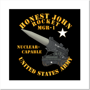 Artillery - Honest John Rocket - MGR1 Posters and Art